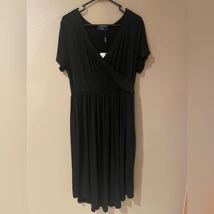 Black Wrap Dress